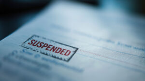 Suspended From Work